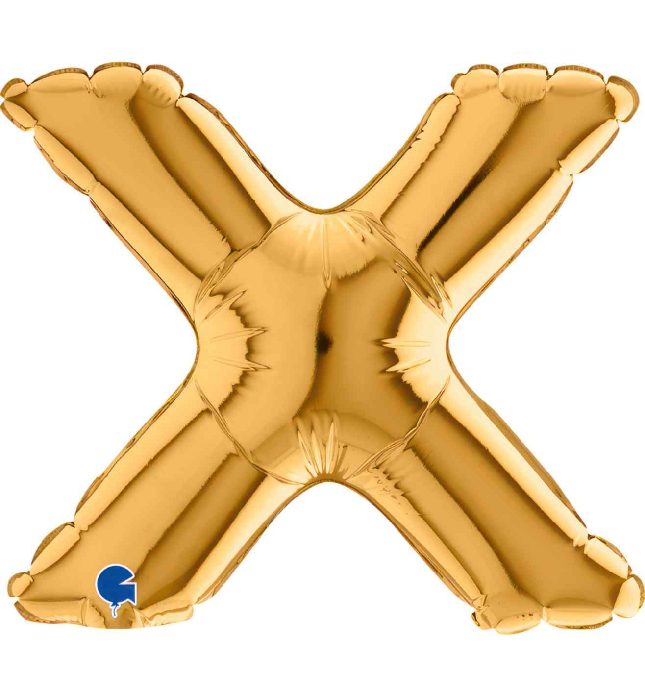 7" Grabo Gold Letter X