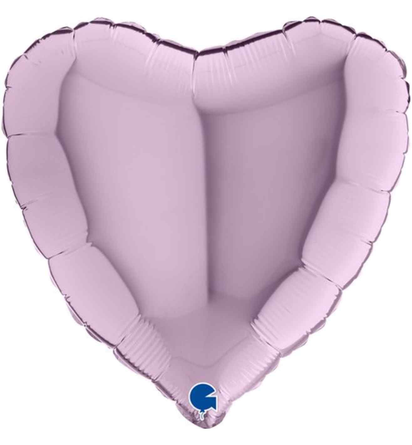 18" Grabo Heart Lilac Foil