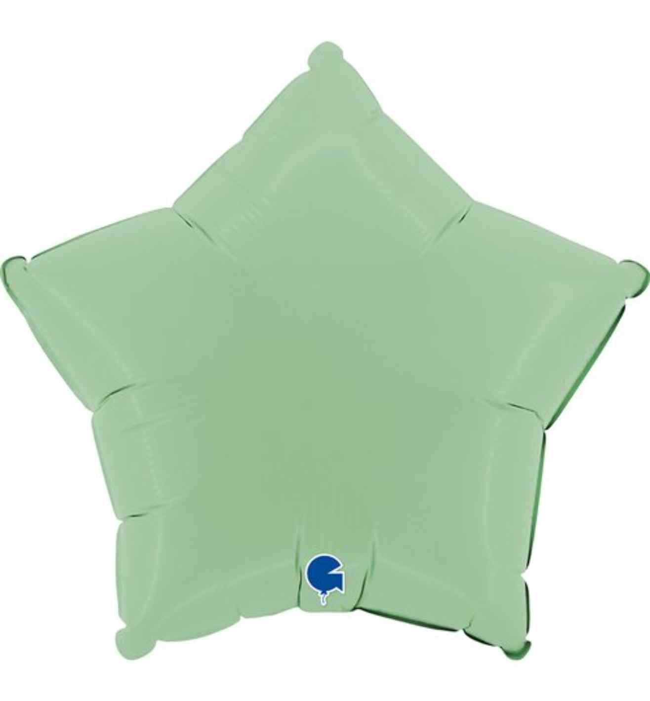 18" Grabo Matte Green Star