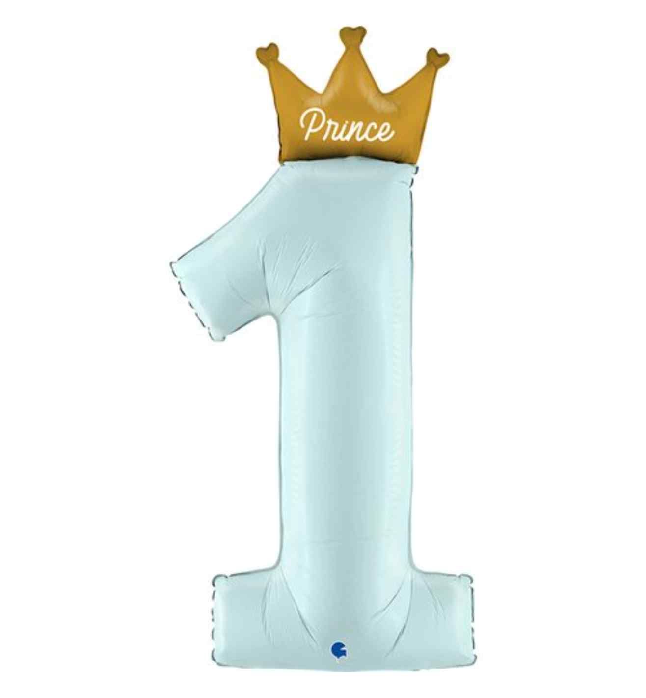 46" Grabo My 1st Birthday Prince Shape