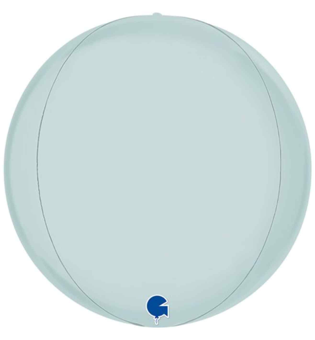 Globe 15" Satin Pastel Blue