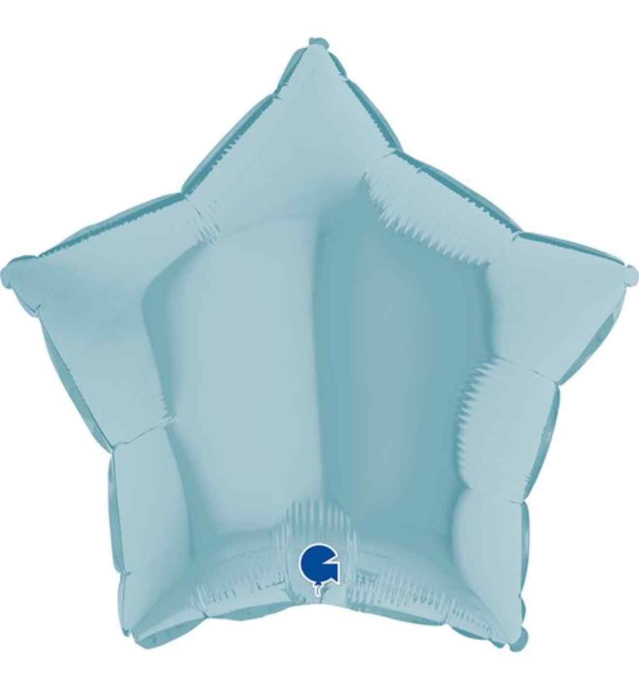 18" Grabo Star Pastel Blue Foil