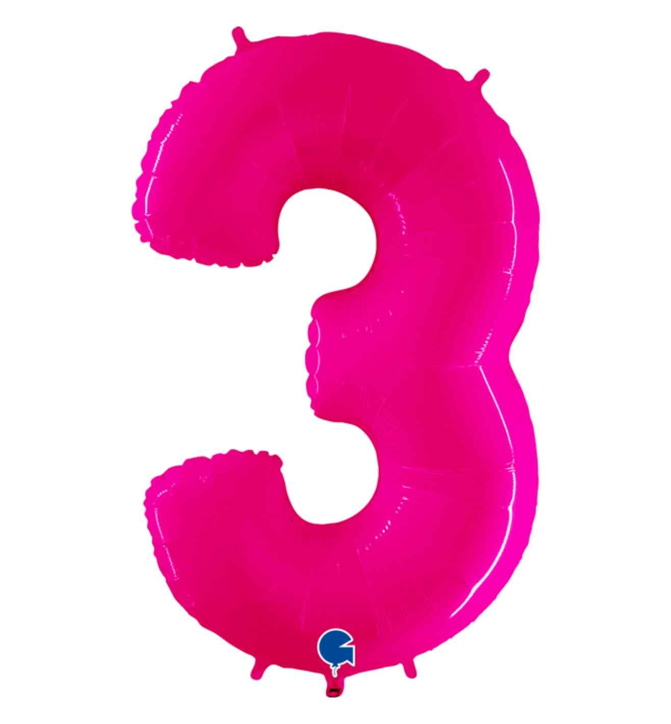 40" Grabo Pink Fluo Number 3