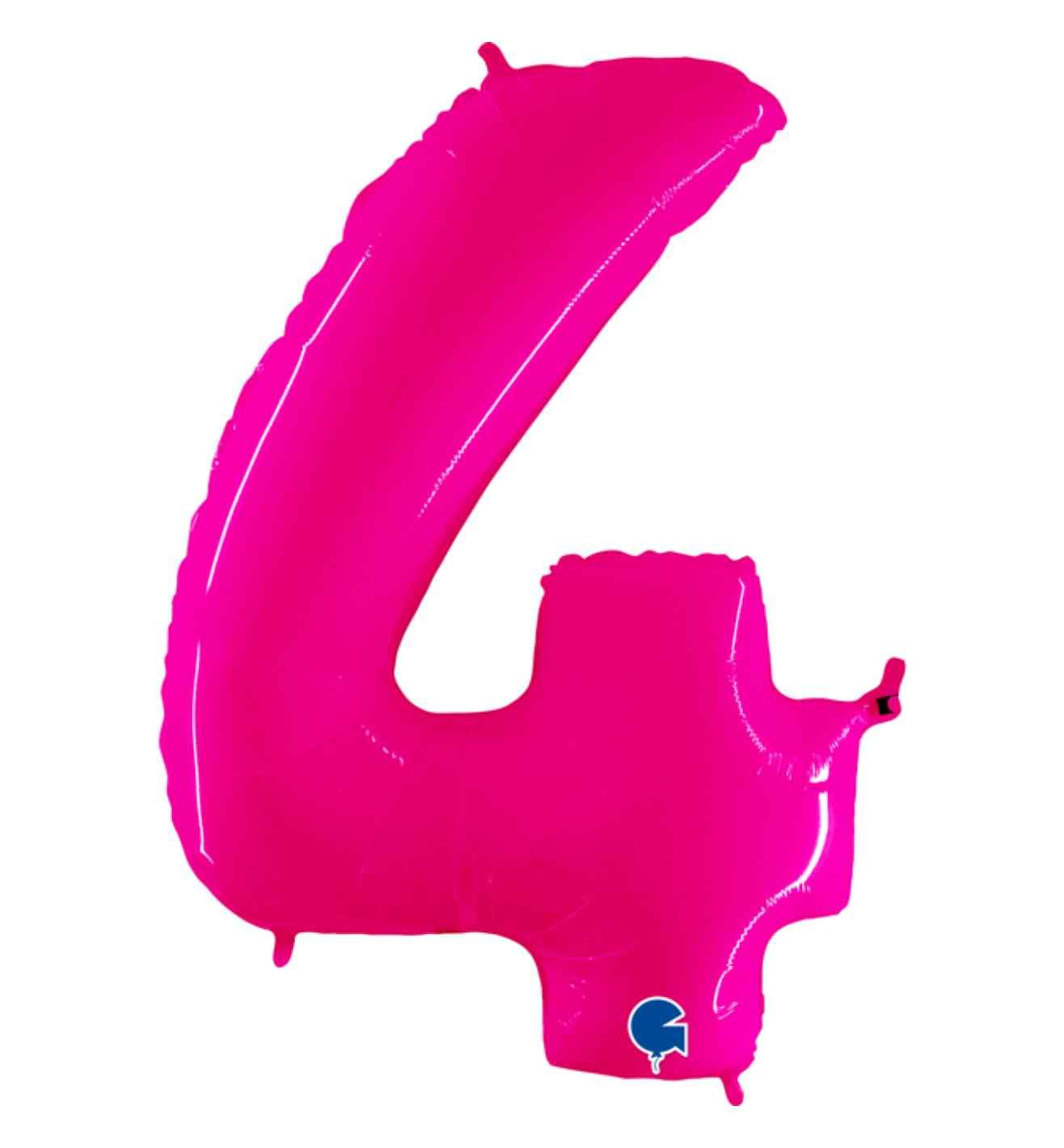 40" Grabo Pink Fluo Number 4