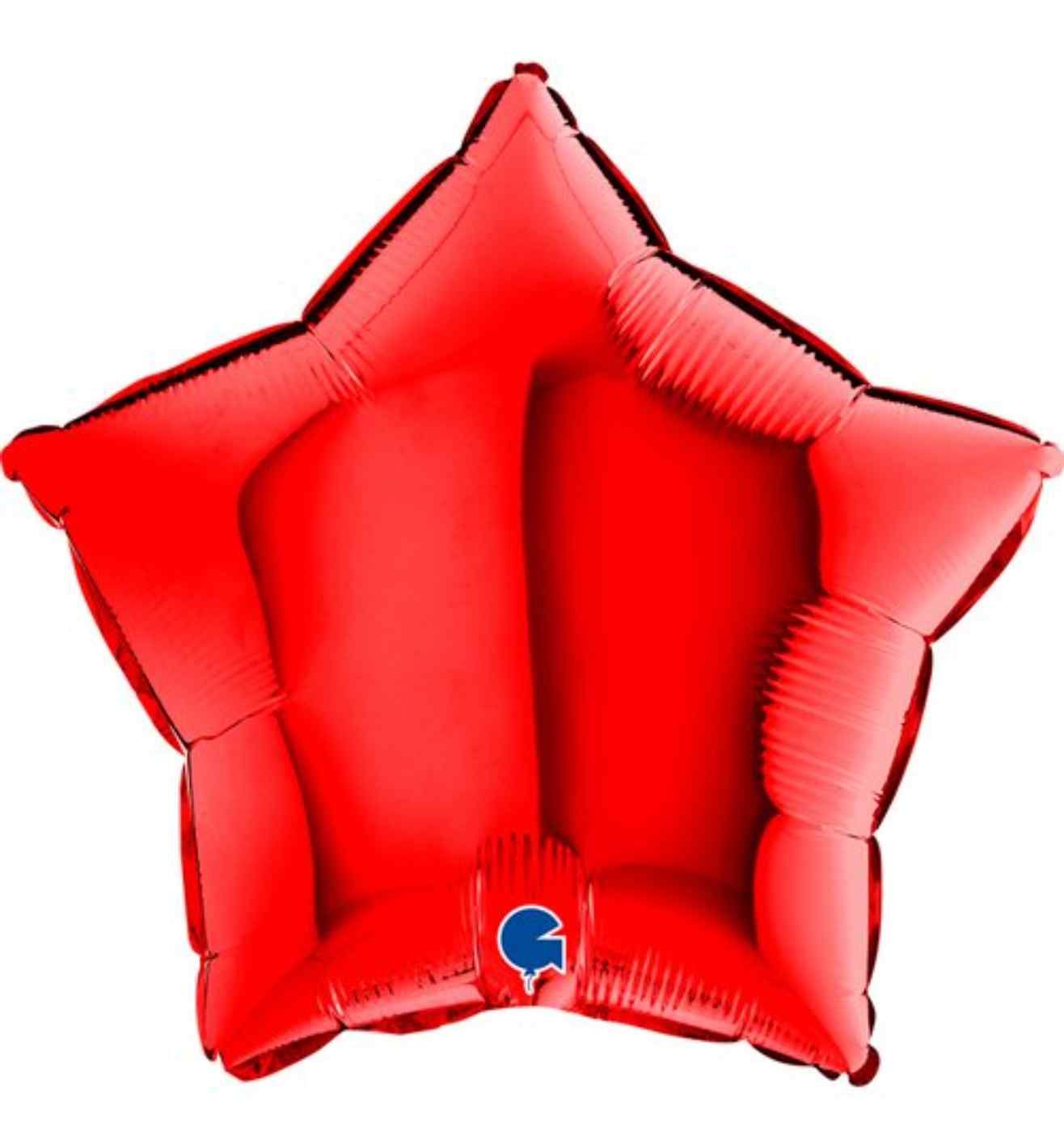 18" Grabo Star Red Foil