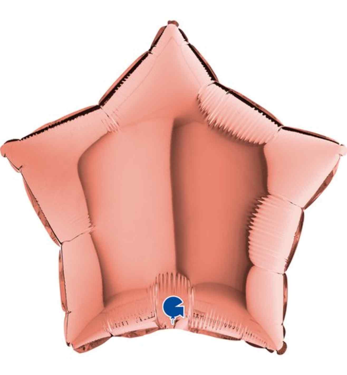 18" Grabo Star Rose Gold Foil