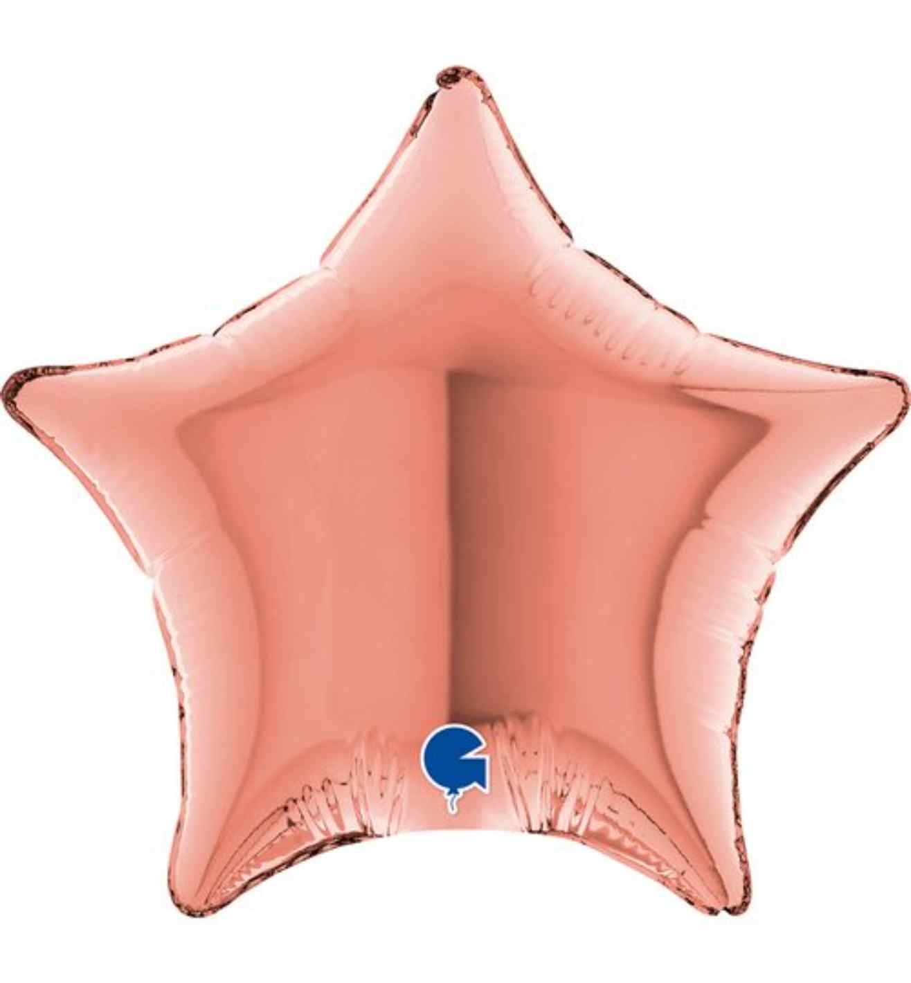 4" Grabo Star Rose Gold Foil