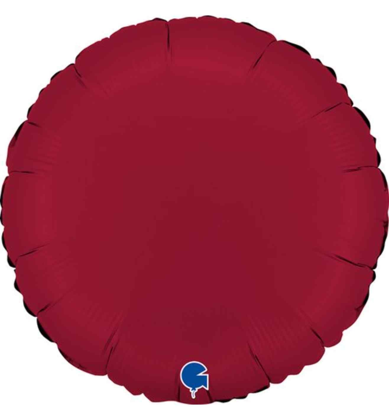 18" Grabo Round Satin Cherry Foil