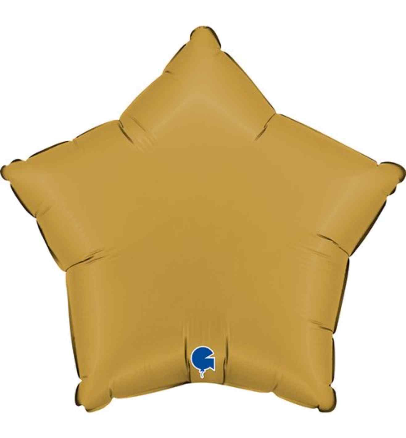 18" Grabo Star Satin Gold Foil