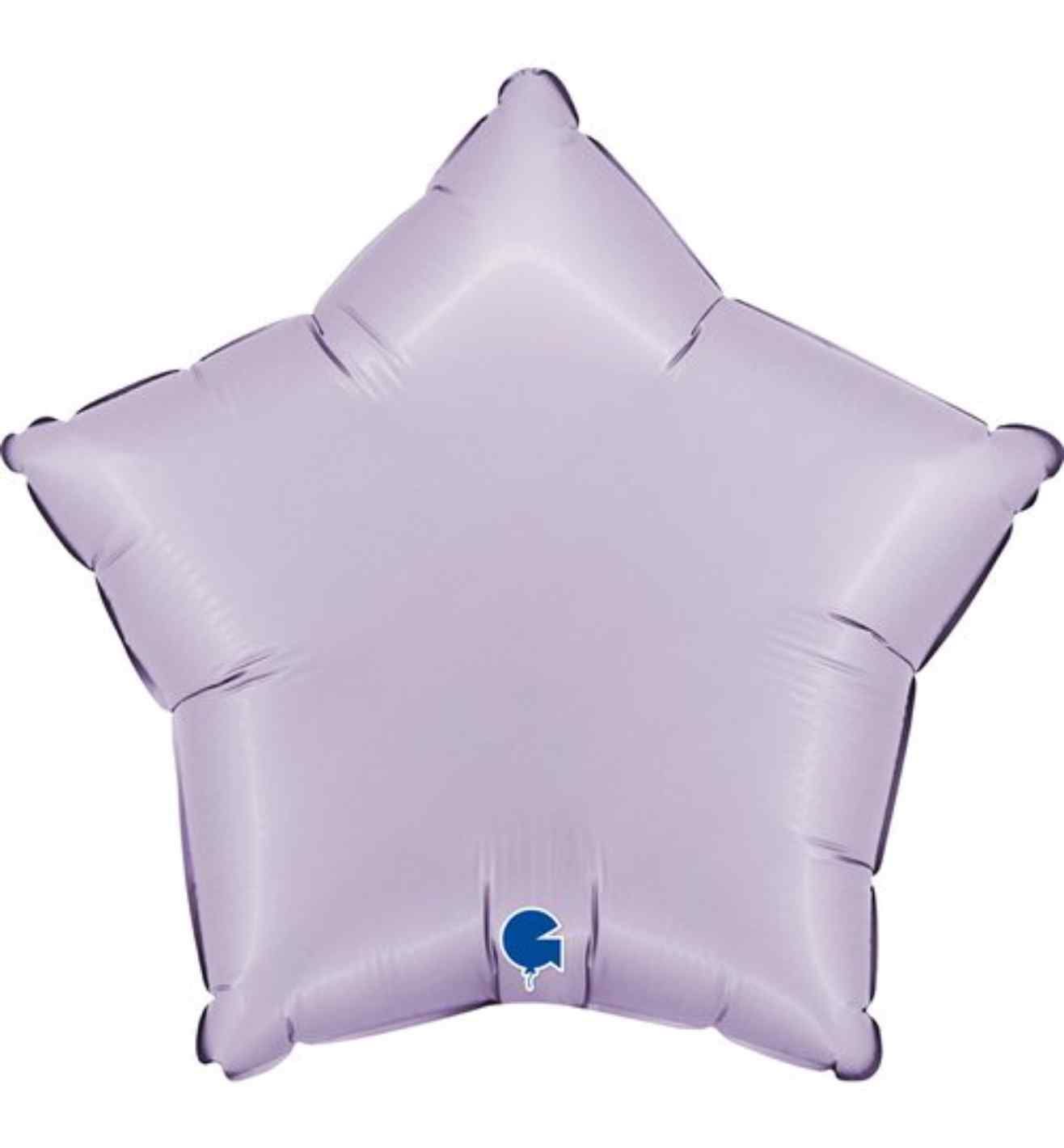 18" Grabo Star Satin Lilac Foil