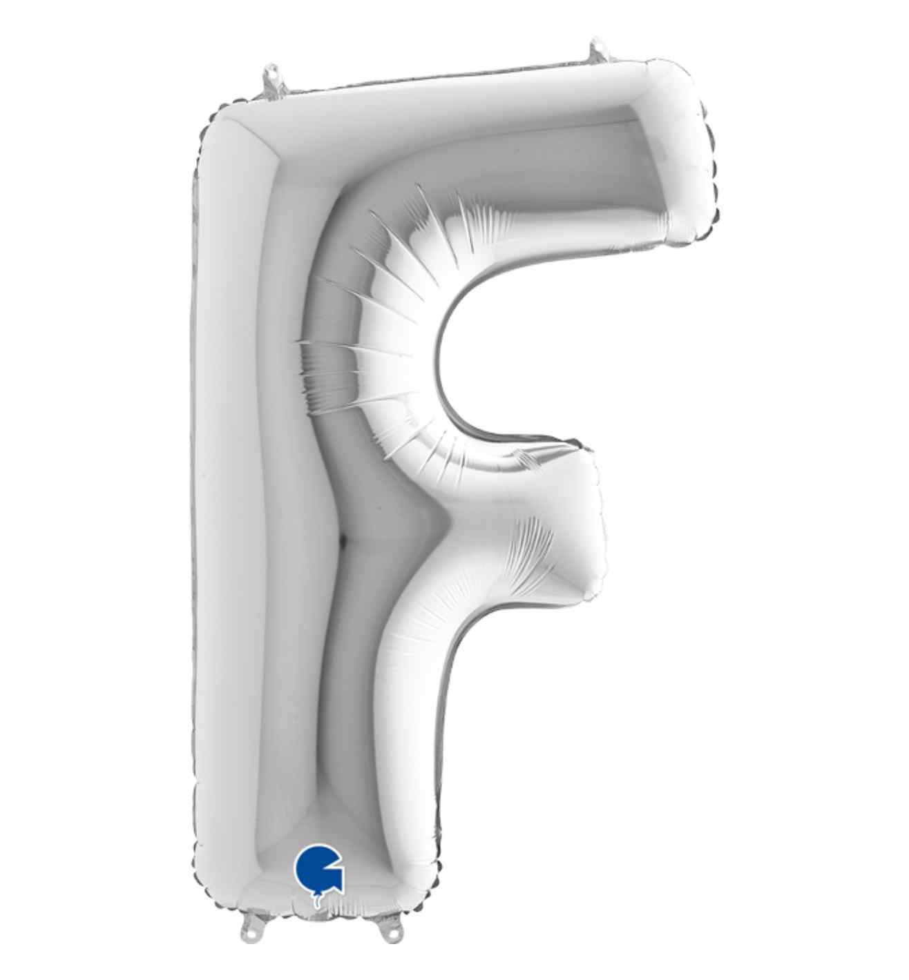 40" Grabo Silver Letter F