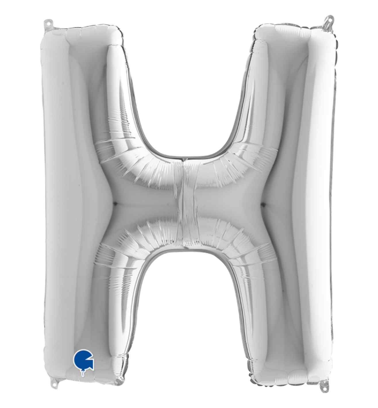 40" Grabo Silver Letter H