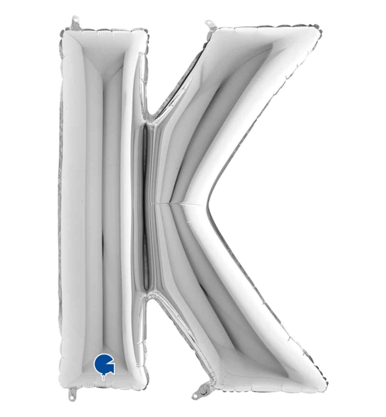 40" Grabo Silver Letter K