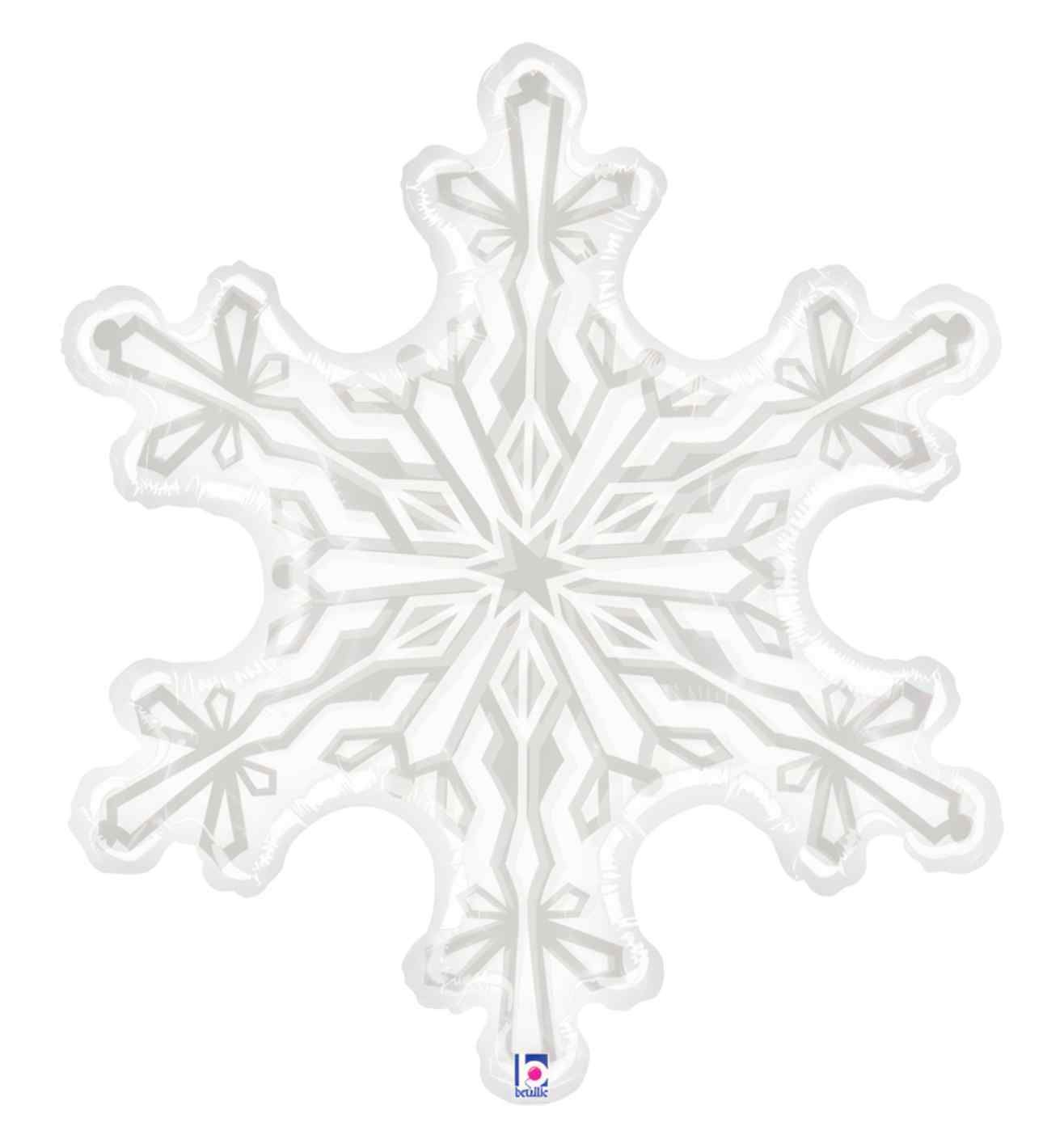 38" Betallic Snowflake Supershape