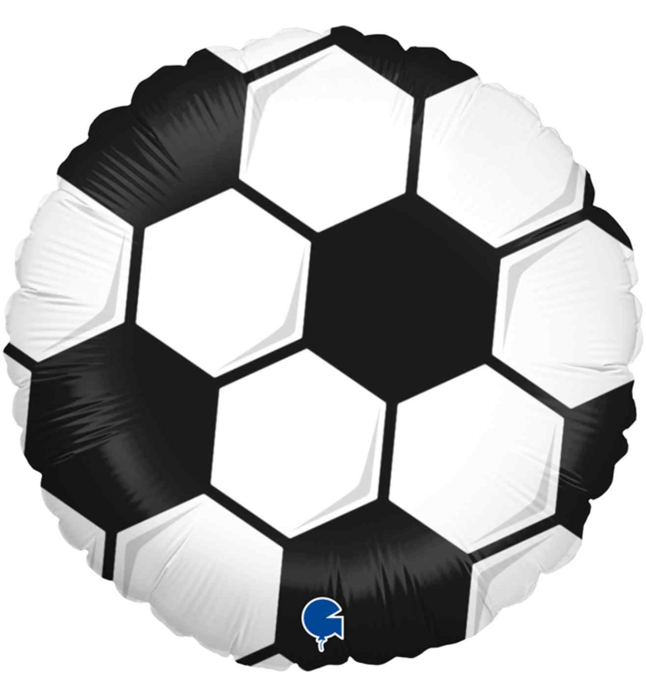 18" Grabo Soccer Ball White Round