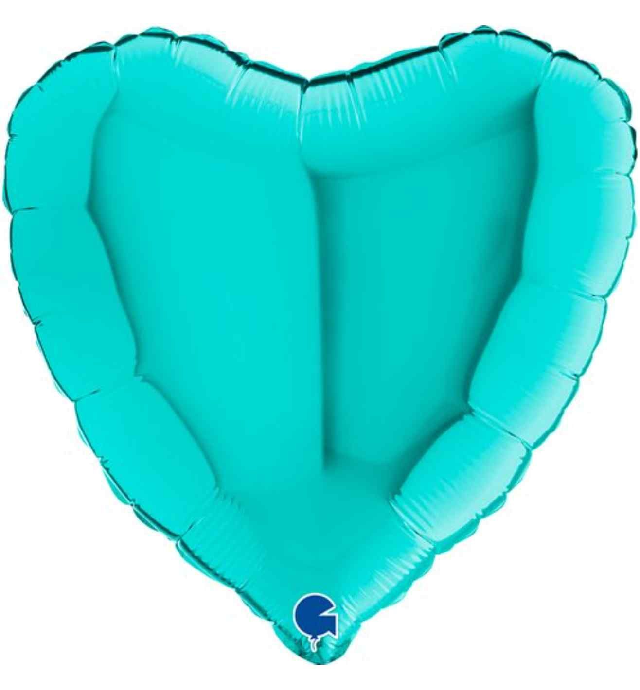 18" Grabo Heart Tiffany Foil