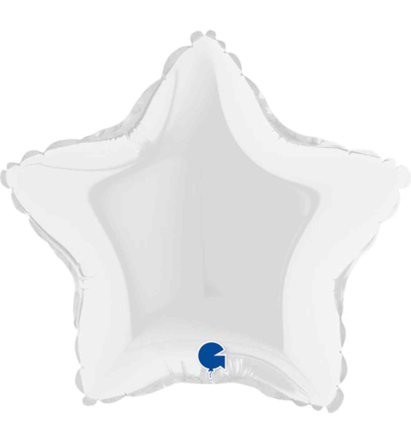 9" Grabo Star White Foil