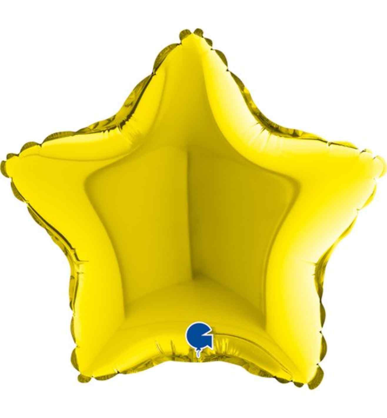 9" Grabo Star Yellow Foil