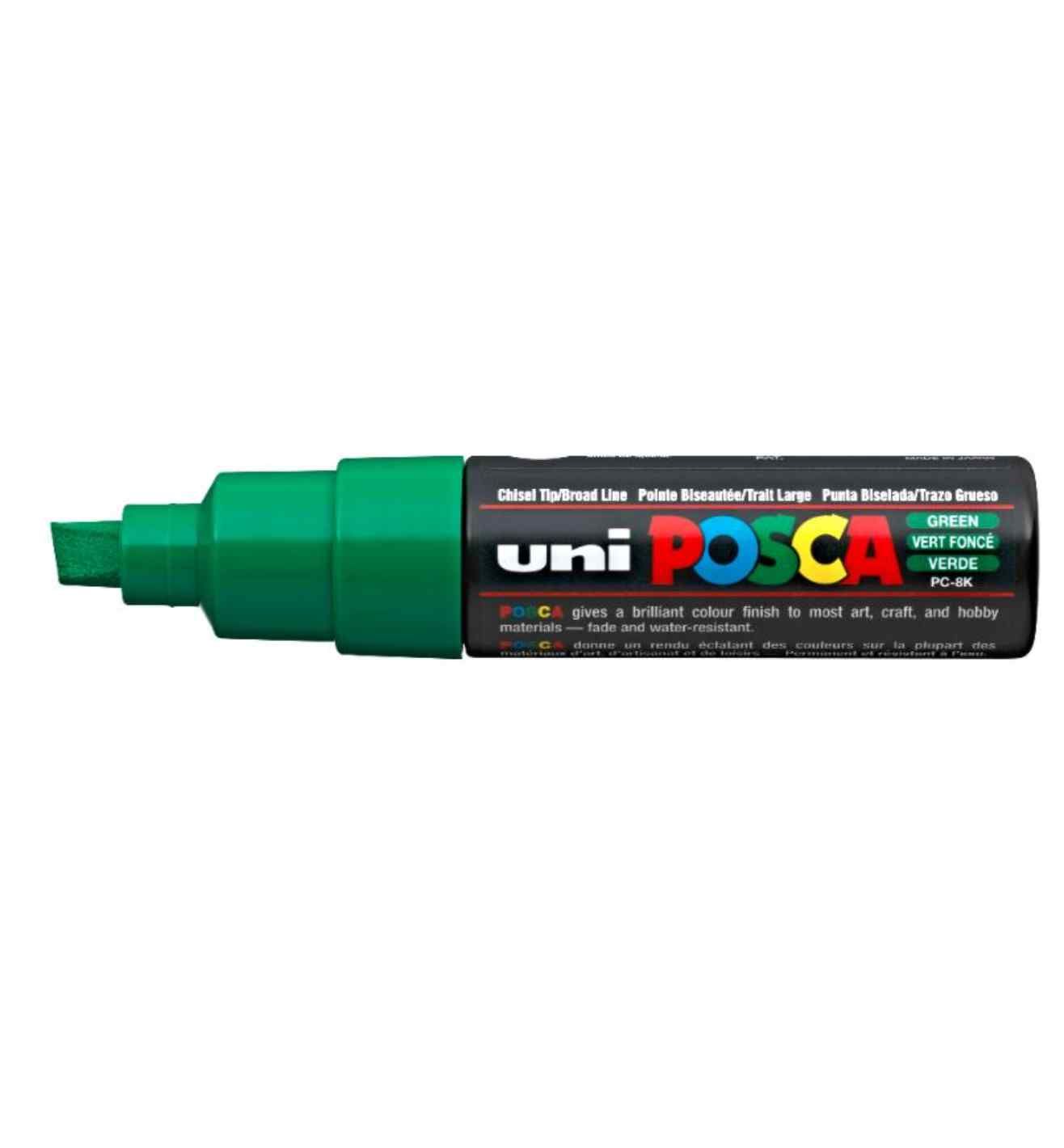 Green POSCA Broad Chisel Tip