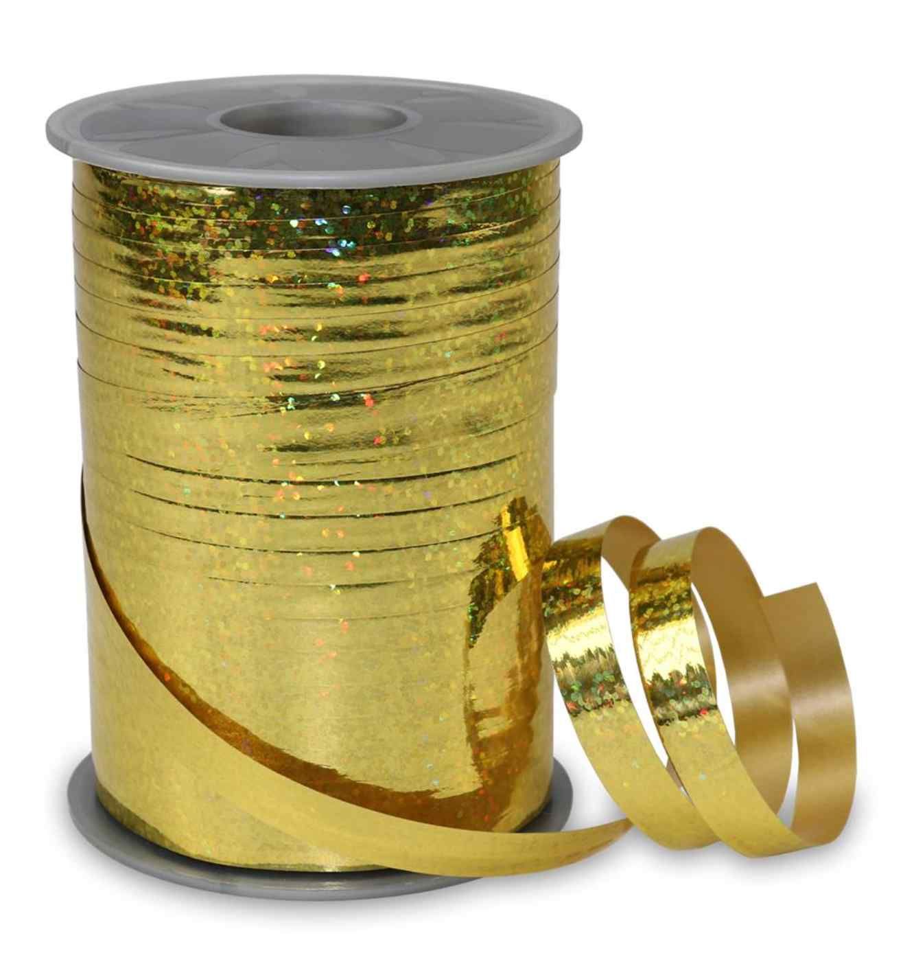 Holly Gold Ribbon 10mm x 200m