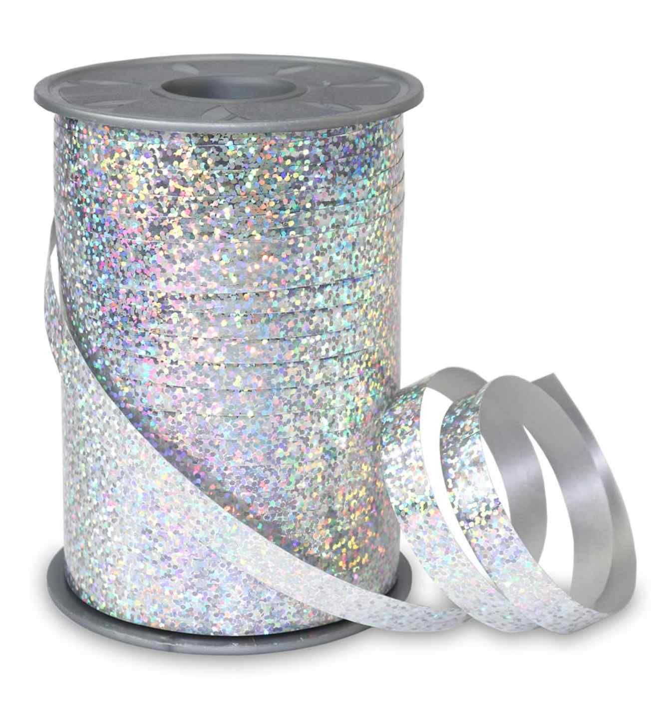 Holly Silver Ribbon 10mm x 200m