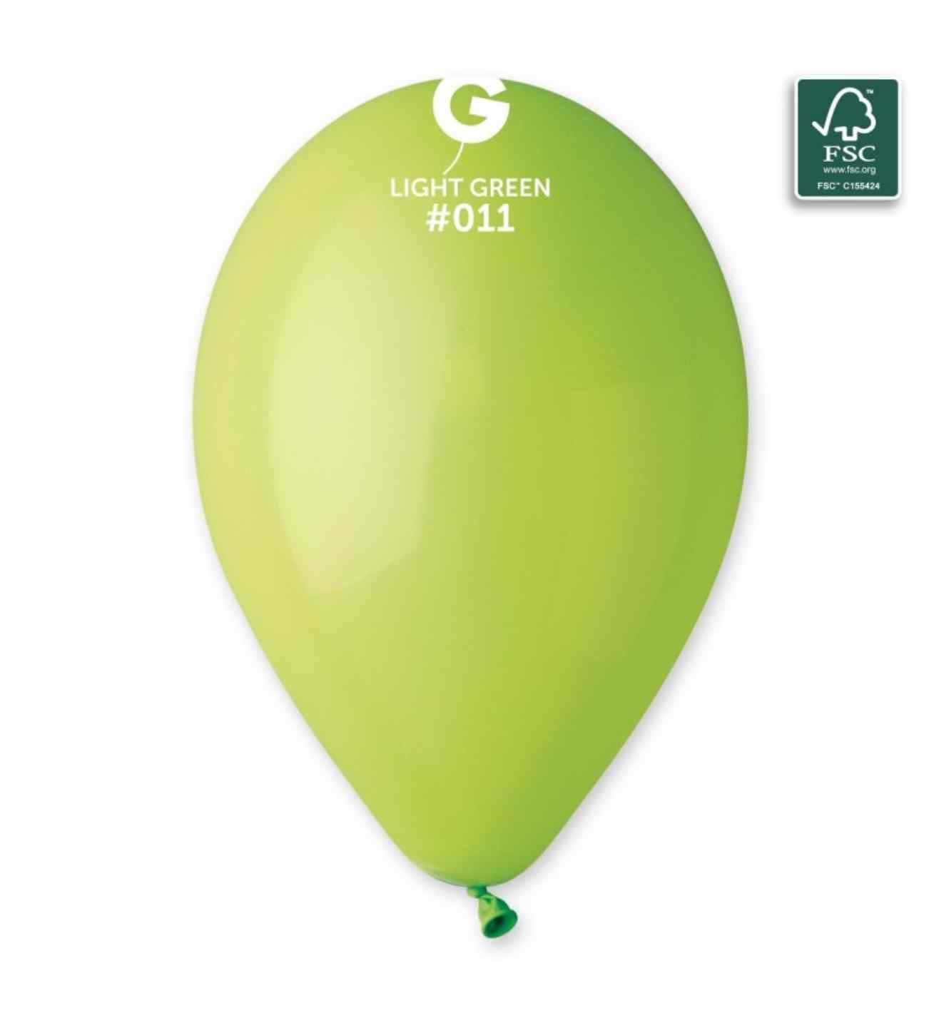 13" Gemar Light Green Latex 50ct