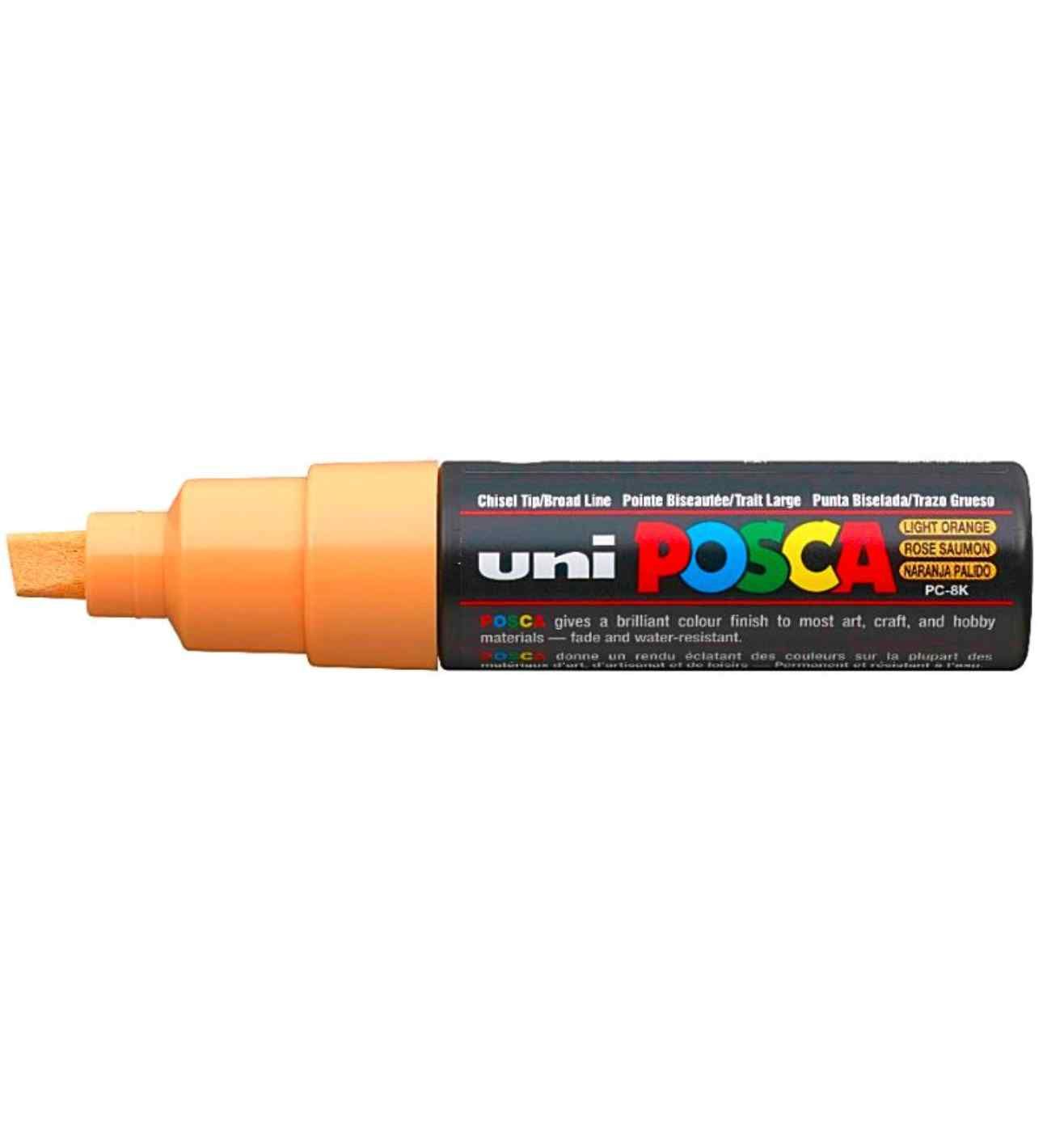 Light Orange POSCA Broad Chisel Tip