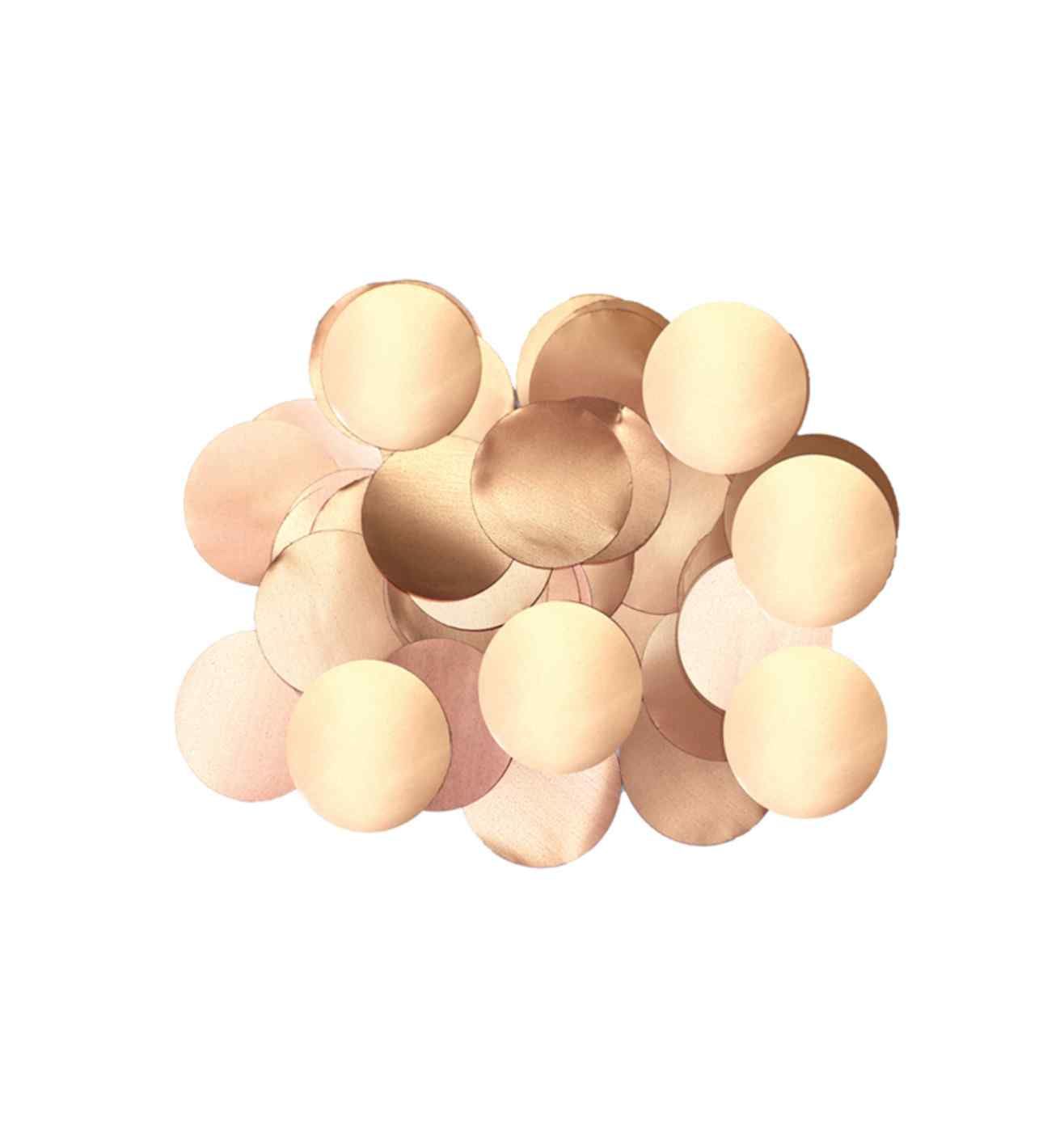 Confetti Foil Metallic Rose Gold 10mm x 50g