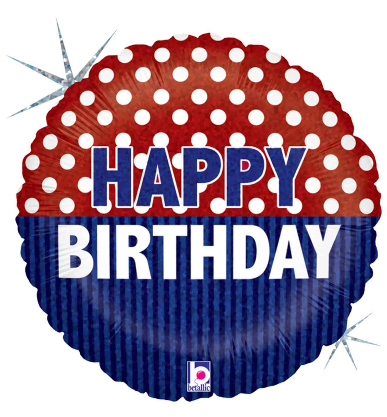 18" Nautical Birthday Foil Balloon
