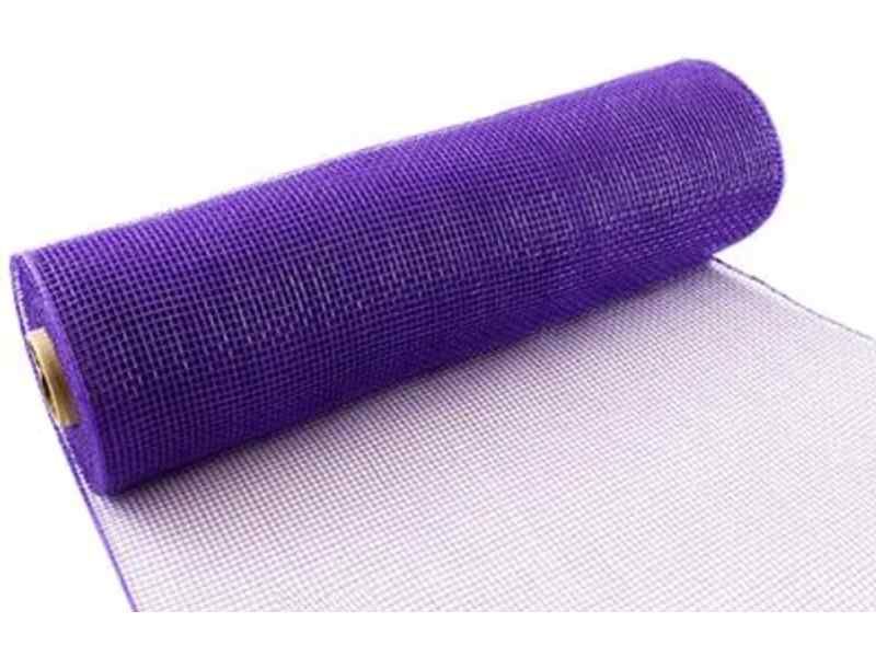Eleganza Deco Mesh Purple - 25cm x 9.1m