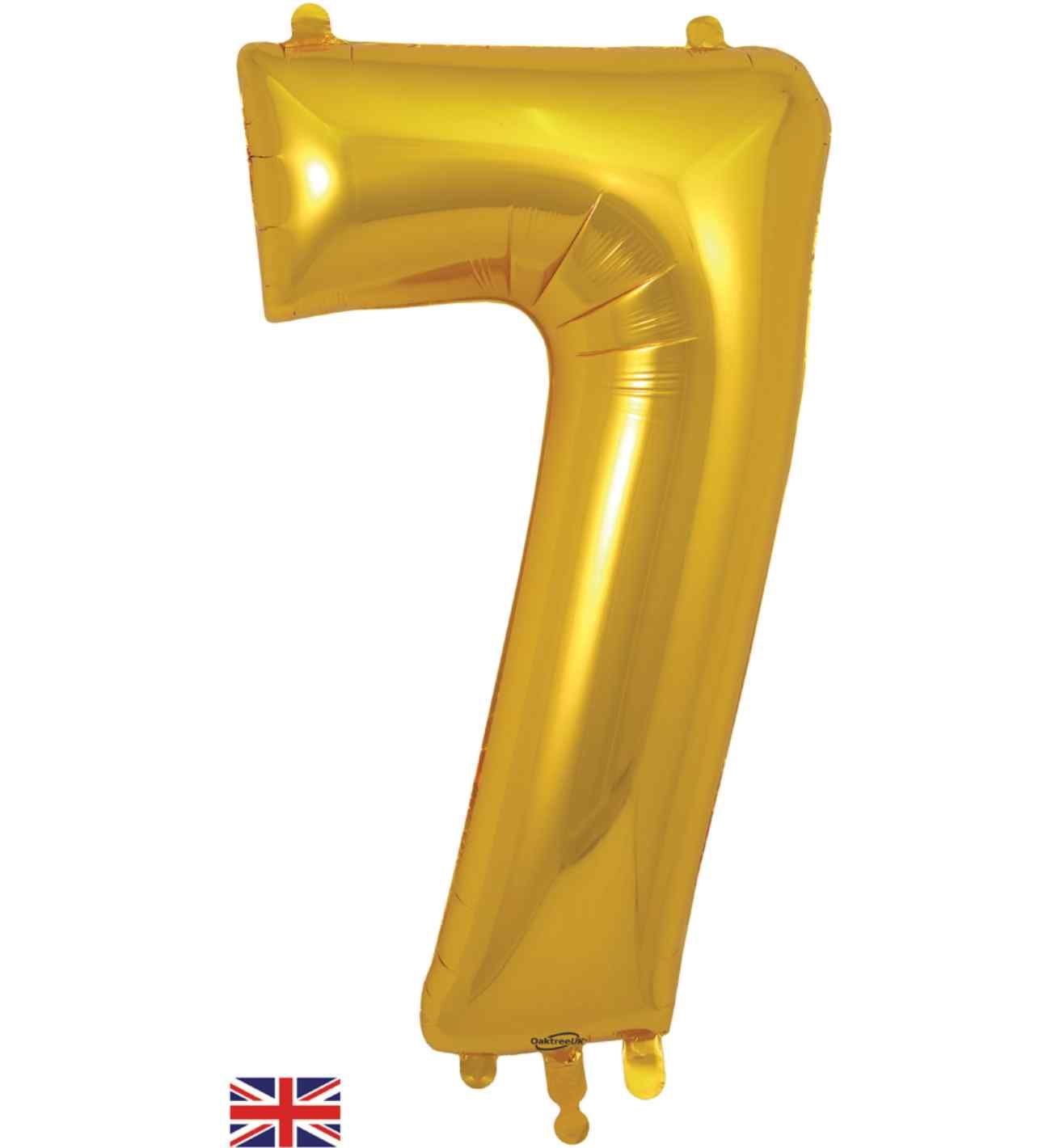 34" Gold Number 7 Oaktree