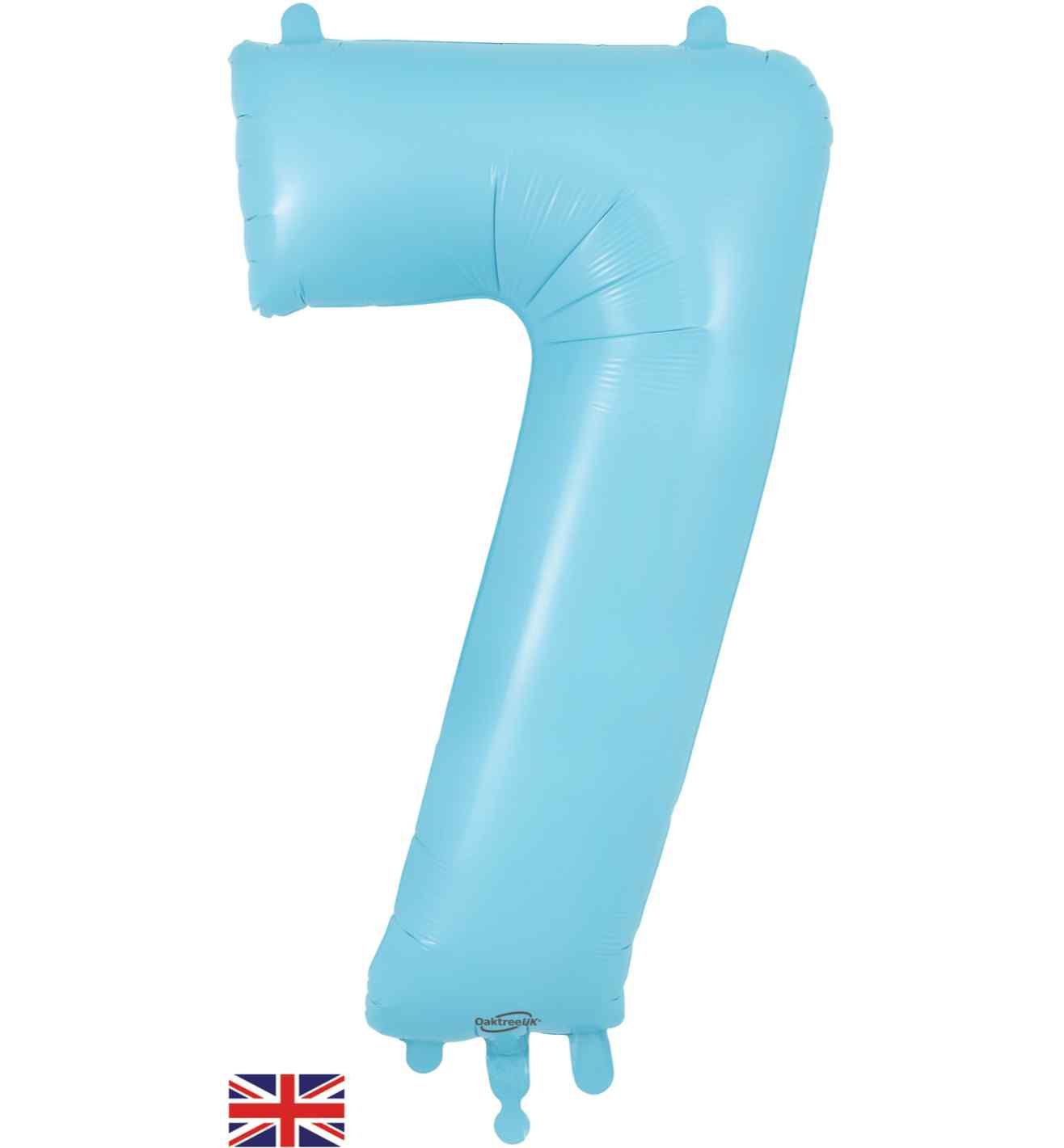 34" Baby Blue Number 7 Oaktree