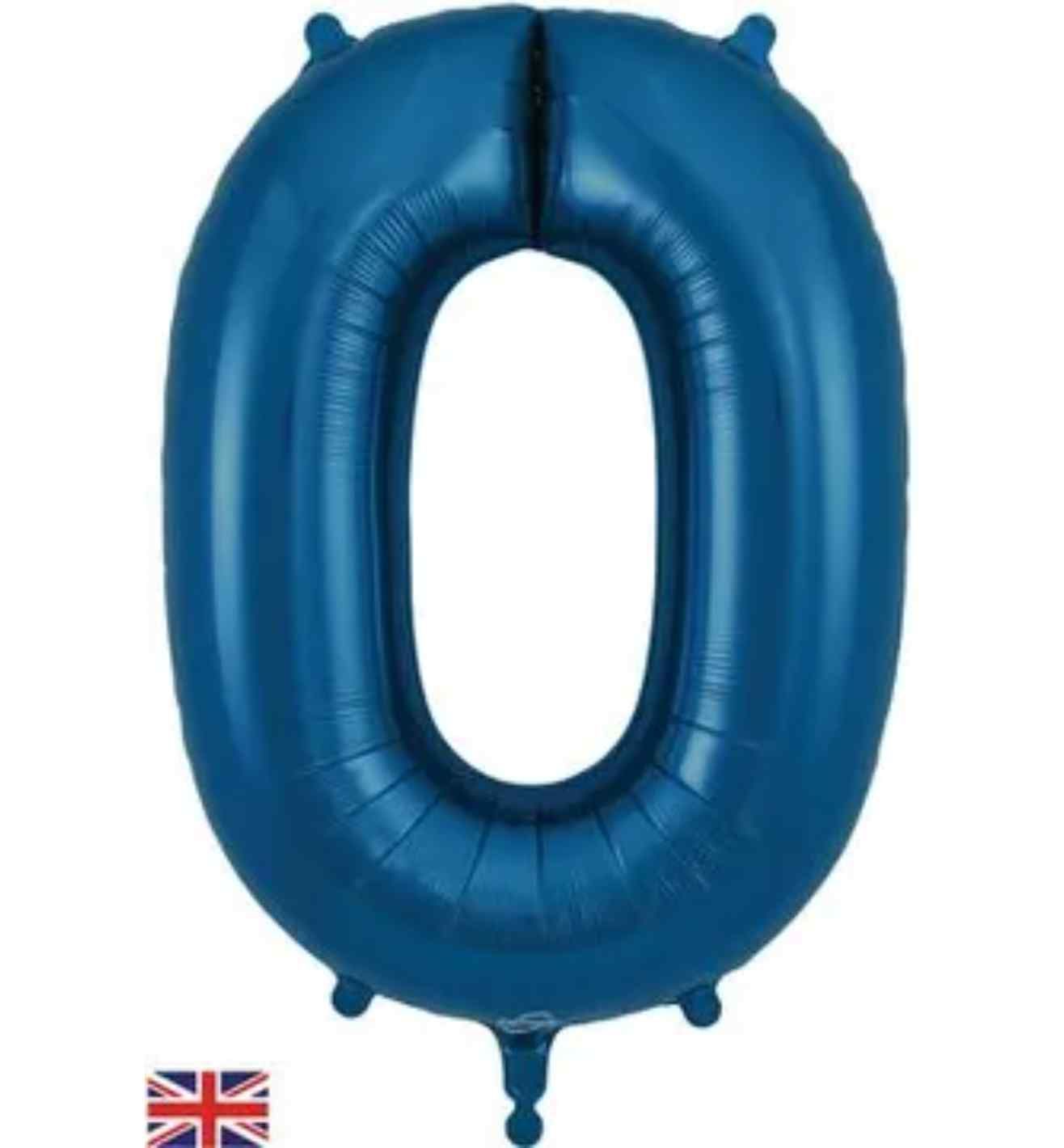 34" Navy Blue Number 0 Oaktree