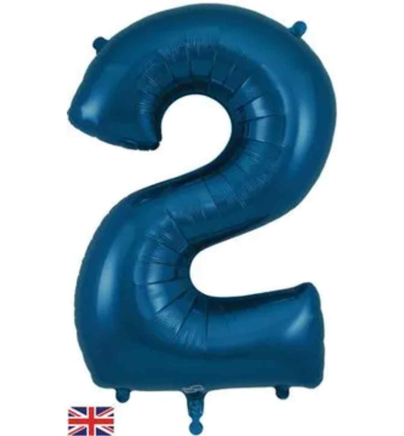 34" Navy Blue Number 2 Oaktree