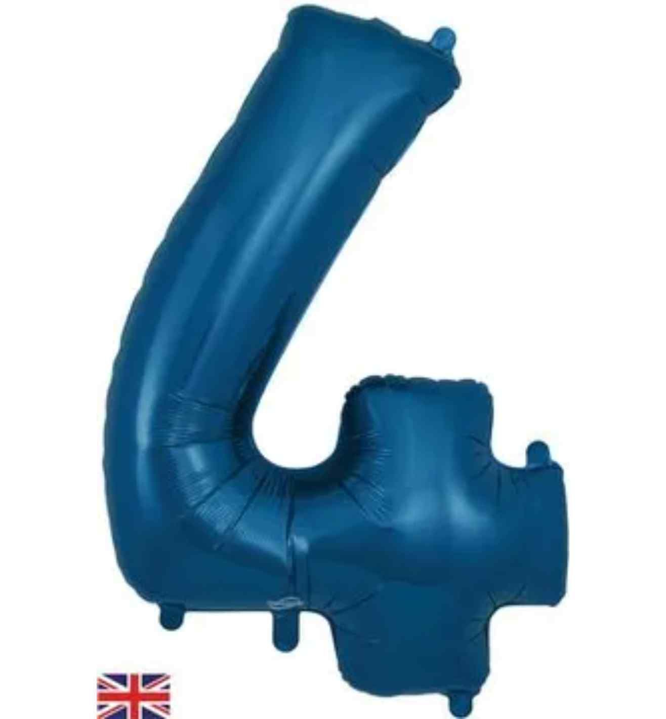 34" Navy Blue Number 4 Oaktree