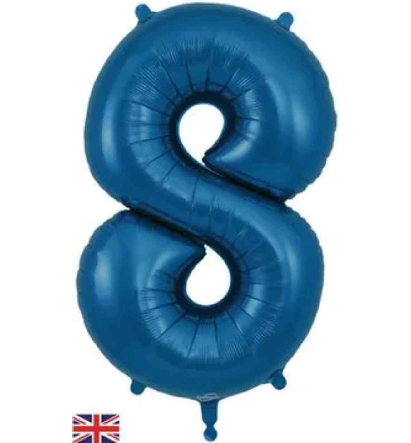 34" Navy Blue Number 8 Oaktree