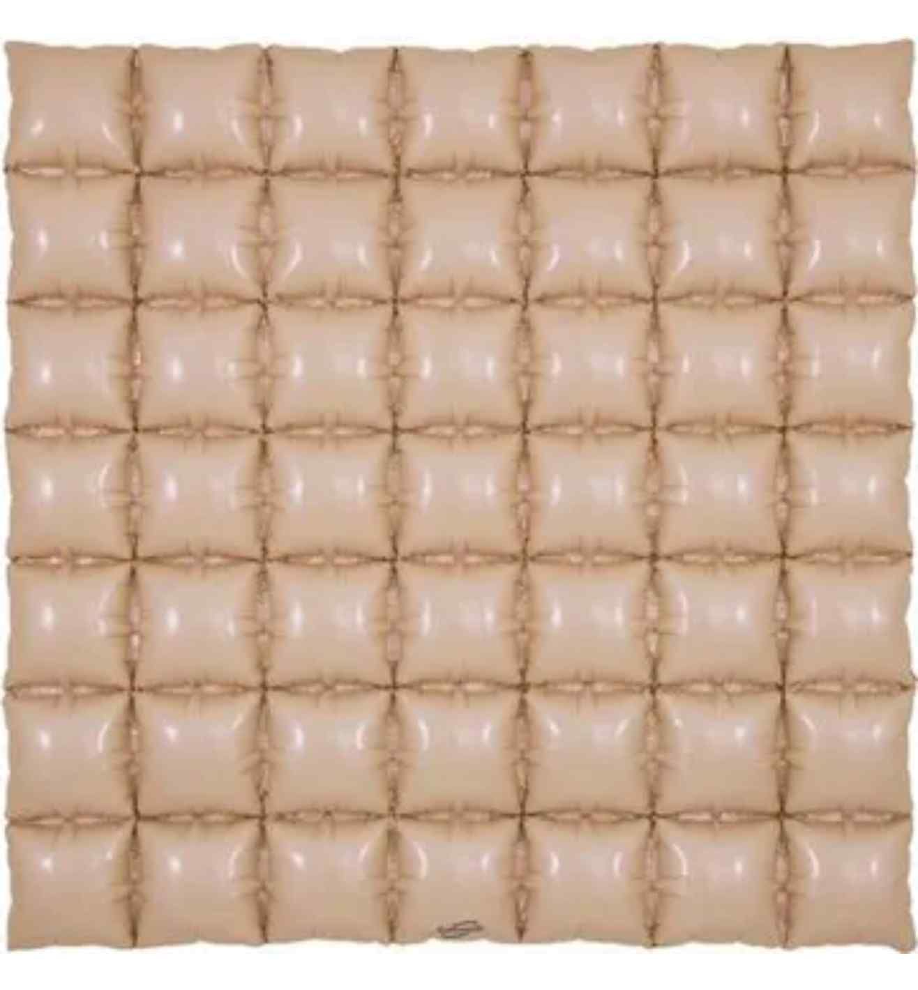 Matte Nude 7x7 Waffle Foil Balloon