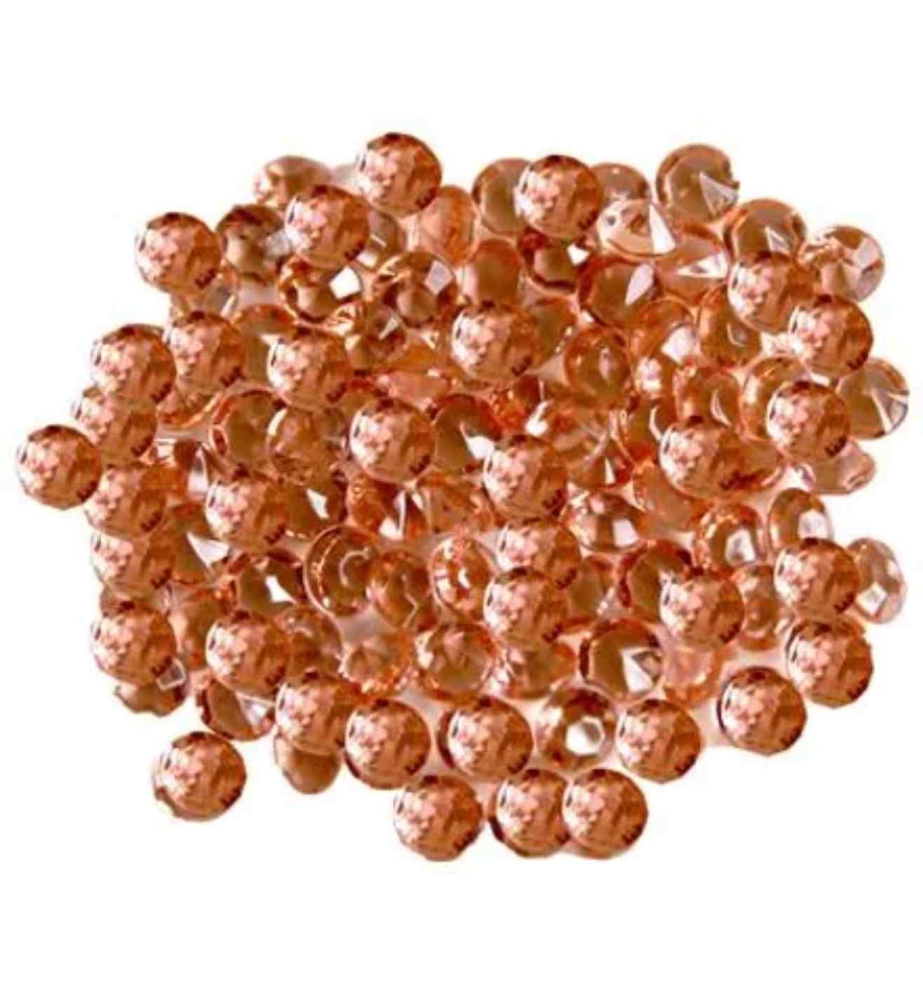 Decor Diamante Diamonds - Rose Gold 6mm 28g