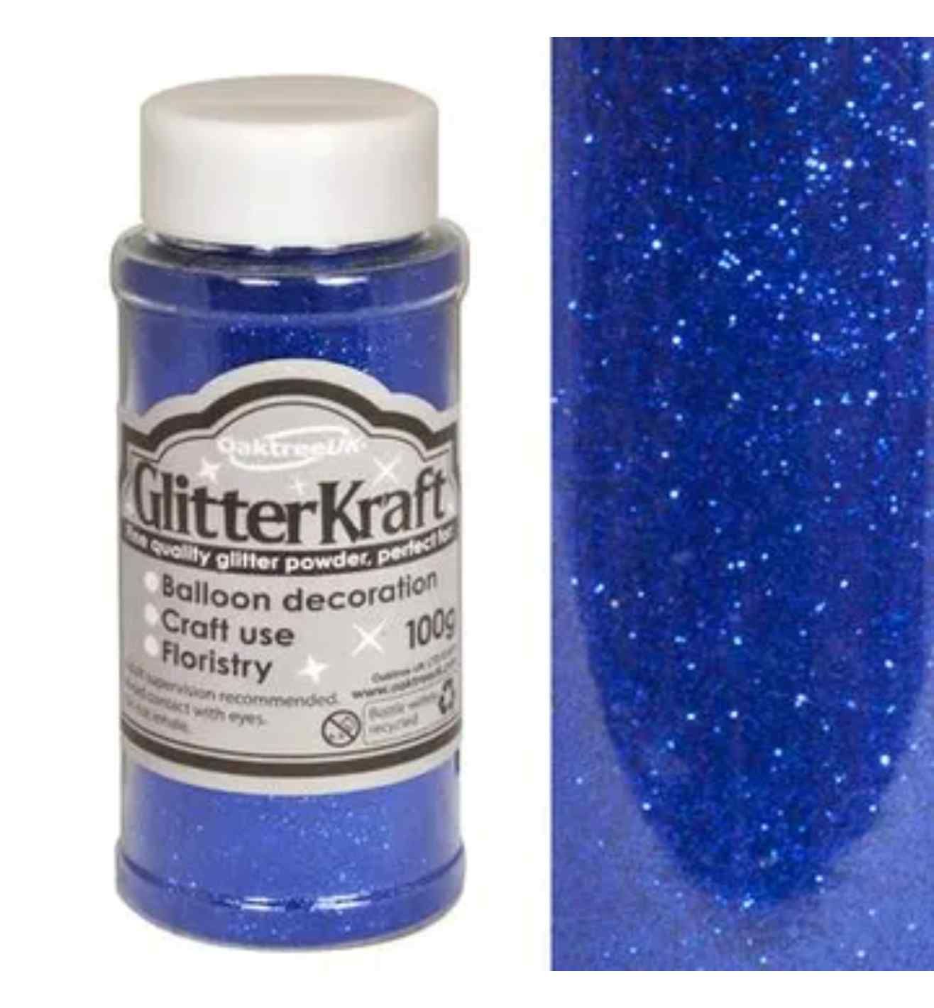 Glitter Kraft Fine Glitter 100g - Blue