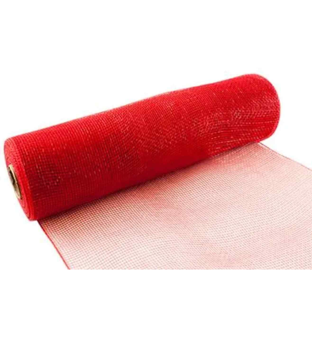 Eleganza Deco Mesh Red - 25cm x 9.1