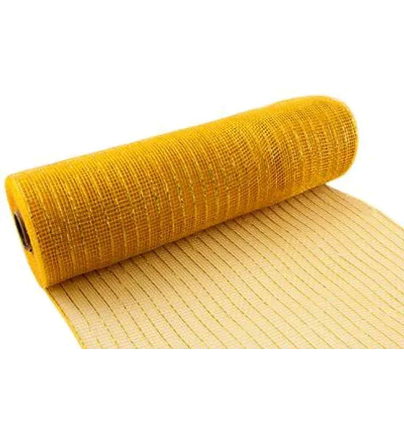 Eleganza Deco Mesh Gold - 25cm x 9.1m