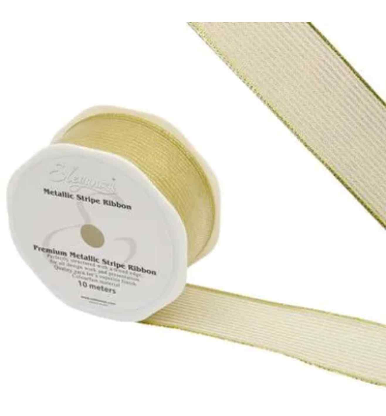 Eleganza Finesse Metallic Stripe Gold - 38mm x 10m