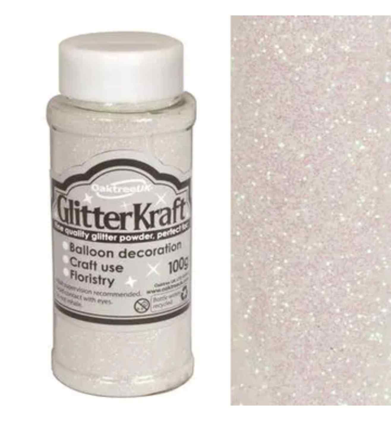 Glitter Kraft Fine Glitter 100g - Iridescent