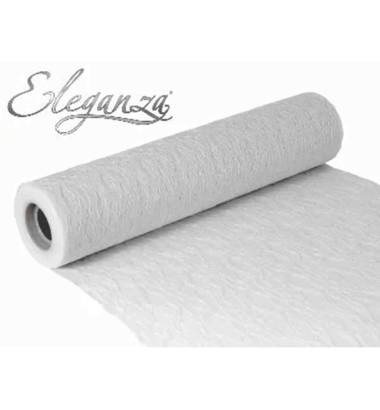 Eleganza Lace Netting White - 12" x 10m