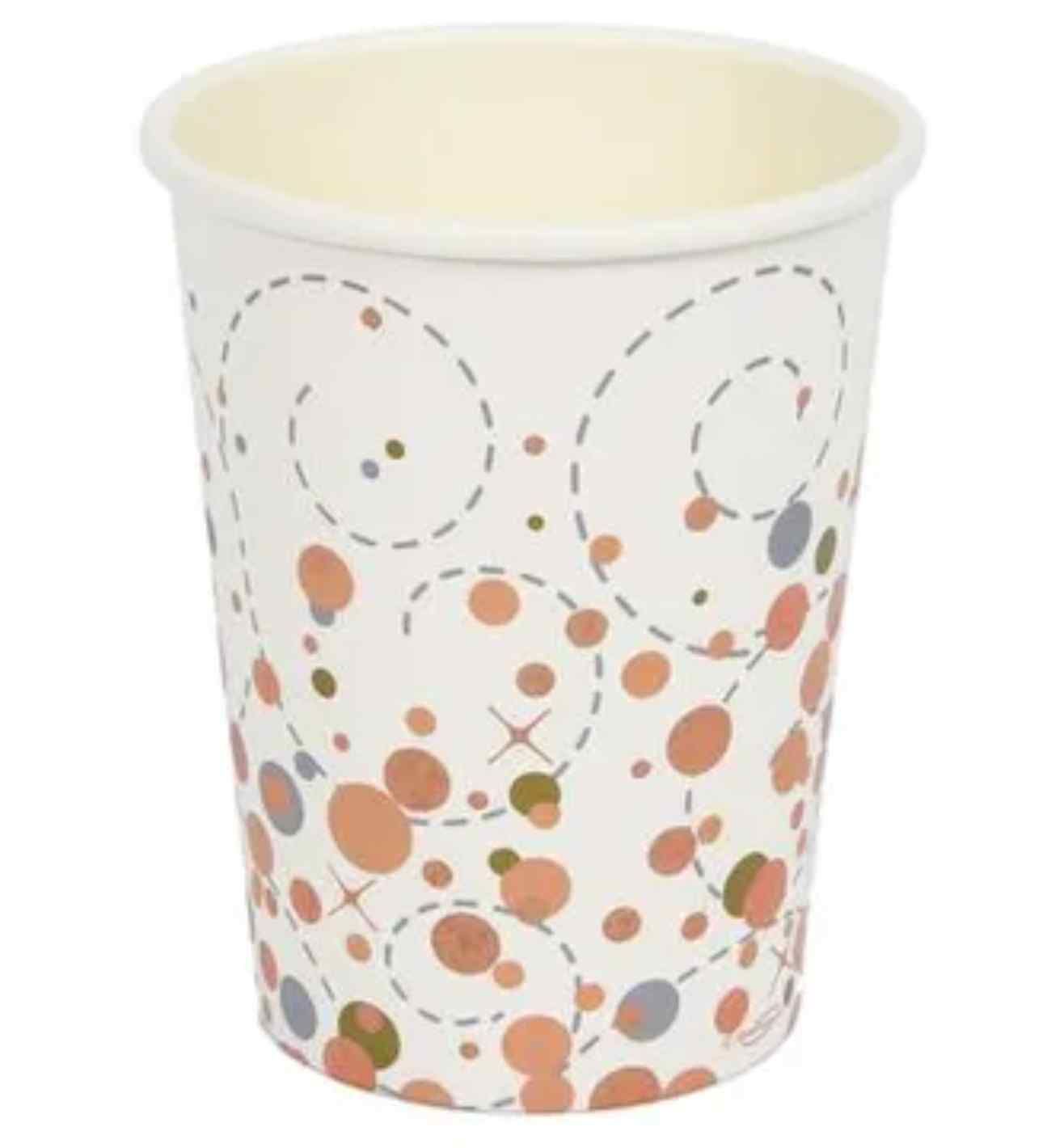 Oaktree Sparkling Fizz Rose Gold 266ml Cups x 8