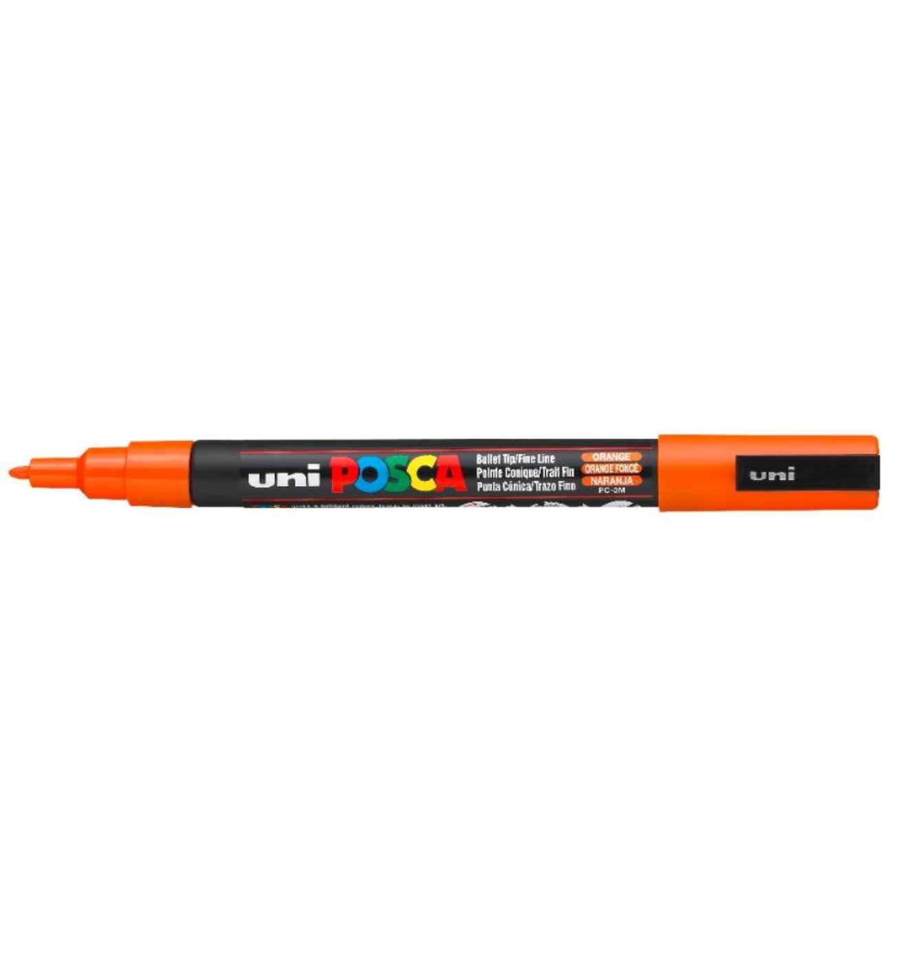 Orange POSCA Fine Bullet Tip
