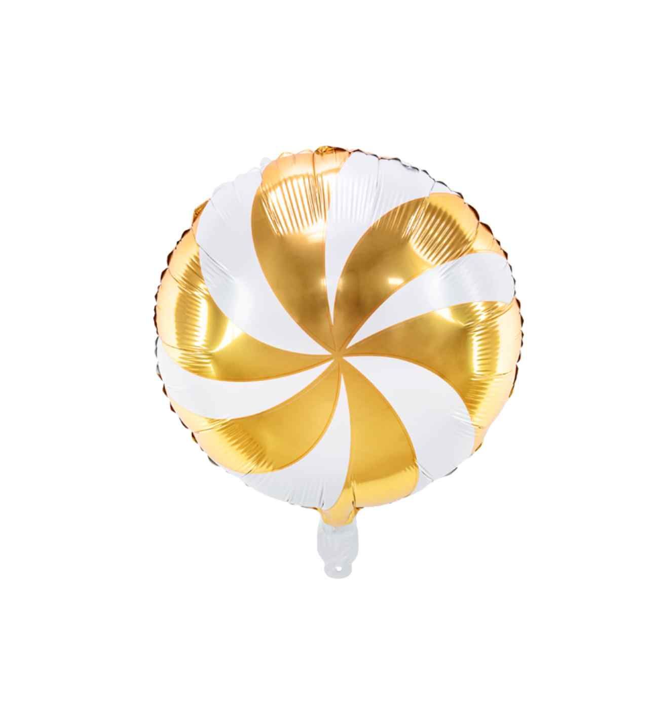 14" Party Deco Candy Gold Round