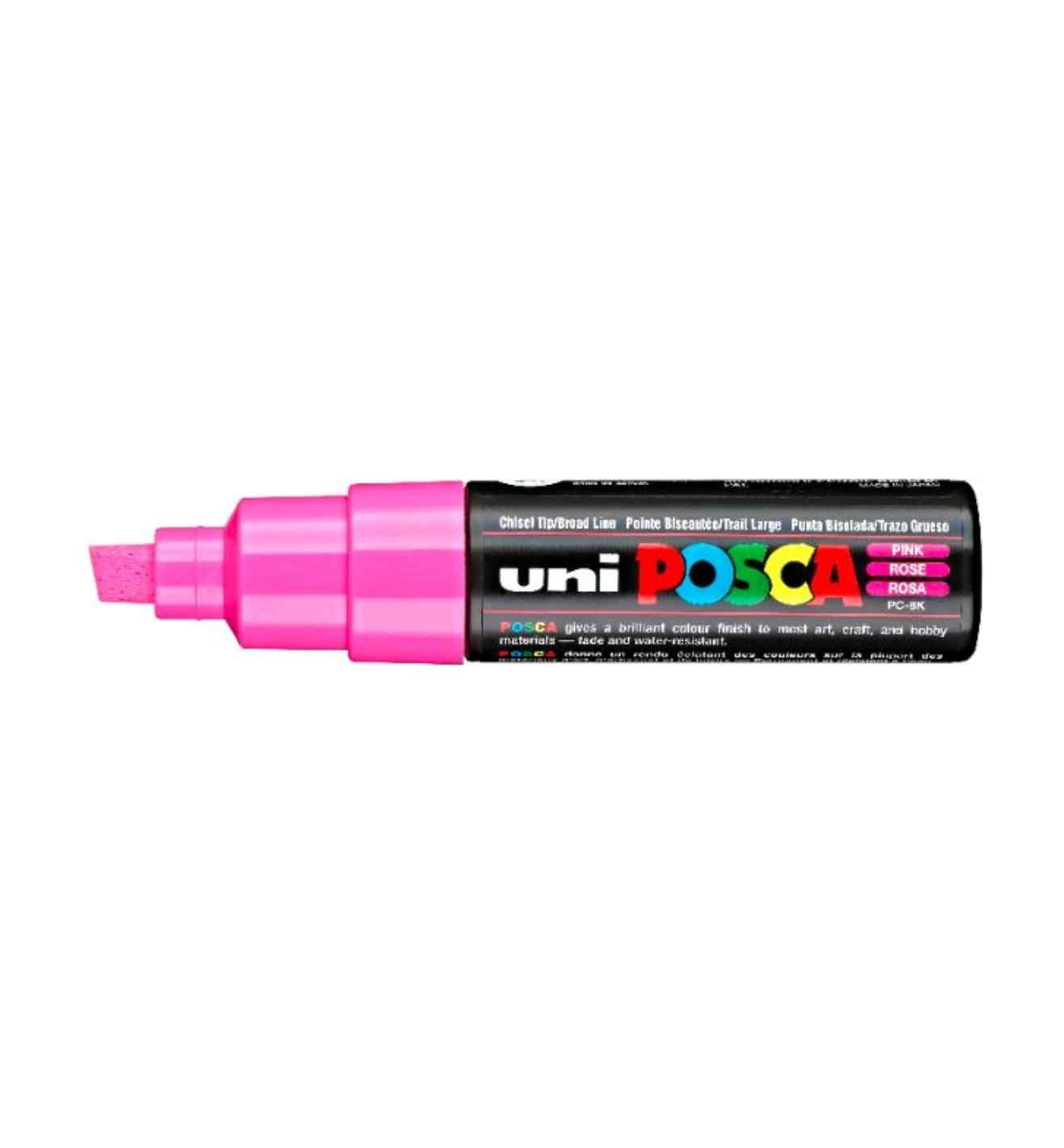Pink POSCA Broad Chisel Tip