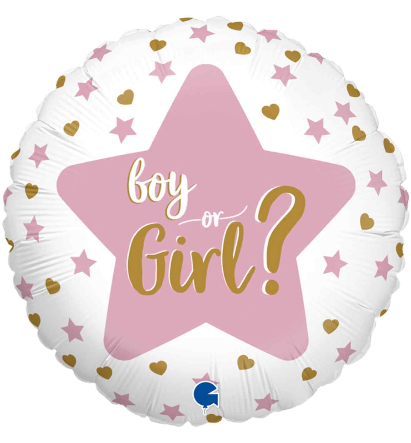 18" Grabo Gender Reveal Round