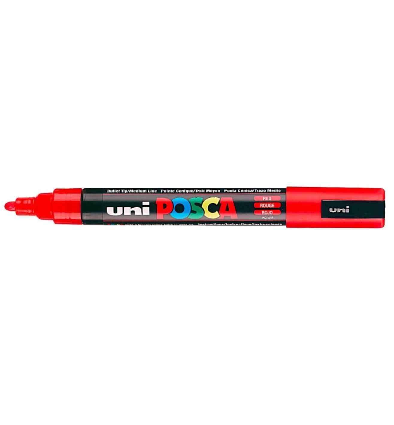 Red POSCA Medium Bullet Tip